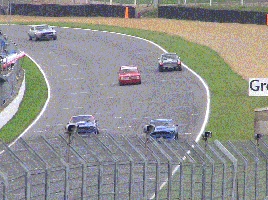 Classic touring cars on the track