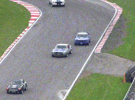 Classic touring cars on the track