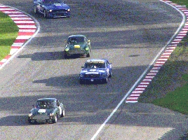 Classic touring cars on the track