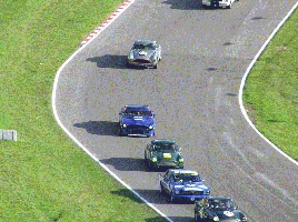 Classic touring cars on the track
